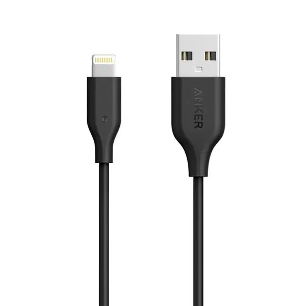کابل تبدیل USB به لایتنینگ انکر مدل A8111012 PowerLine طول 90 سانتی متر Anker A8111012 PowerLine USB To Lightning Cable 90cm - 5