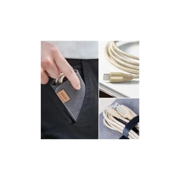 کابل تبدیل USB به لایتنینگ انکر مدل A8121 PowerLine Plus به طول 0.9 متر Anker A8121 PowerLine Plus USB To Lightning Cable 0.9m