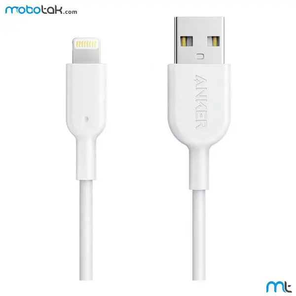 کابل تبدیل USB به لایتنینگ انکر مدل A8432 طول 0.9 متر Anker A8432 USB To Lightning Cable 0.9m