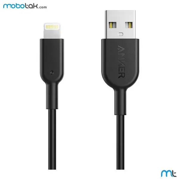 کابل تبدیل USB به لایتنینگ انکر مدل A8432 طول 0.9 متر Anker A8432 USB To Lightning Cable 0.9m