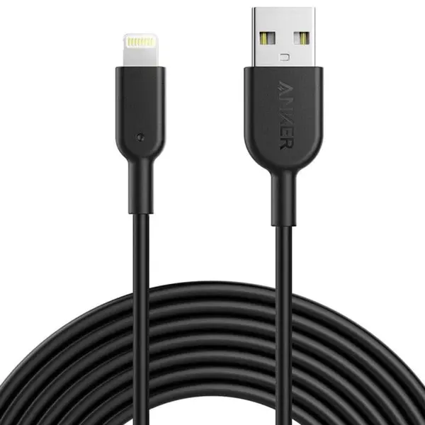 کابل تبدیل USB به لایتنینگ انکر مدل A8433 PowerLine II طول 1.8 متر -