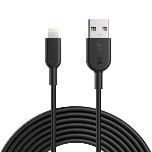 کابل تبدیل USB به لایتنینگ انکر مدل A8434 طول 3 متر Anker A8434 USB To Lightning Cable 3m - 2