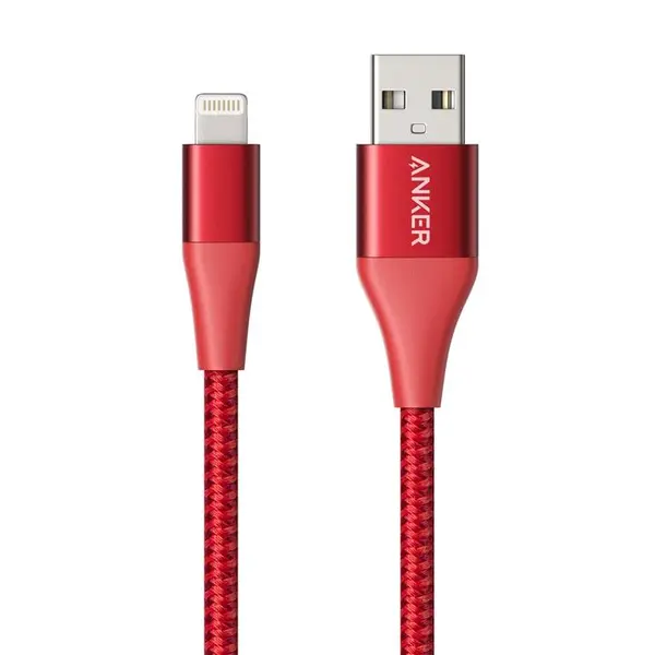 کابل تبدیل USB به لایتنینگ انکر مدل A8452 PowerLine II Plus طول 1.8 متر Anker A8452 PowerLine II Plus USB To Lightning Cable 1.8m - 5