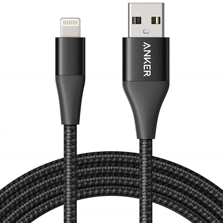 کابل تبدیل USB به لایتنینگ انکر مدل A8453 PowerLine Plus II طول 1.8 متر A8453 PowerLine Plus II USB To Lightning Cable 1.8m