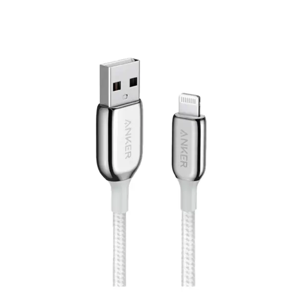 کابل USB-A به لایتنینگ انکر مدل A8822 طول 90 سانتی‌‌متر Anker A8822 PowerLine+ III USB-A To Lightning Cable 0.9m