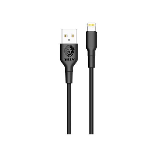 کابل شارژ گرین لاین USB-A به Lightning مدل GNCIPHBK Green Lion GNCIPHBK USB To Lightning 1M