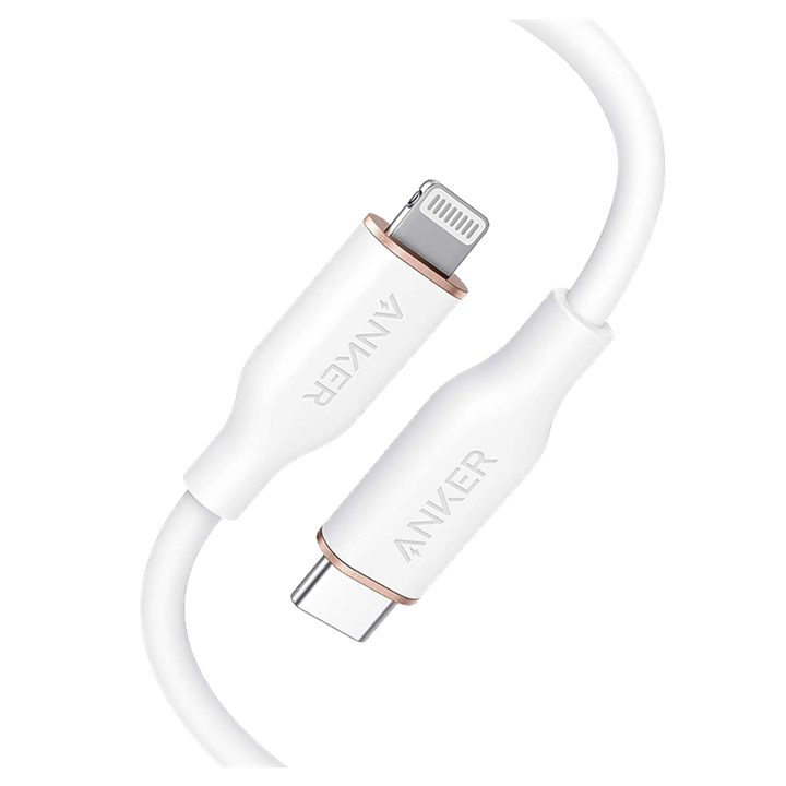 کابل USB-C به لایتنینگ انکر مدل A8662 طول 90 سانتی‌‌متر Anker A8662 PowerLine III Flow USB-C To Lightning Cable 0.9m