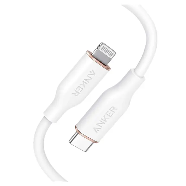 کابل USB-C به لایتنینگ انکر مدل A8663 طول 180 سانتی‌‌متر Anker A8663 PowerLine III Flow USB-C To Lightning Cable 1.8m