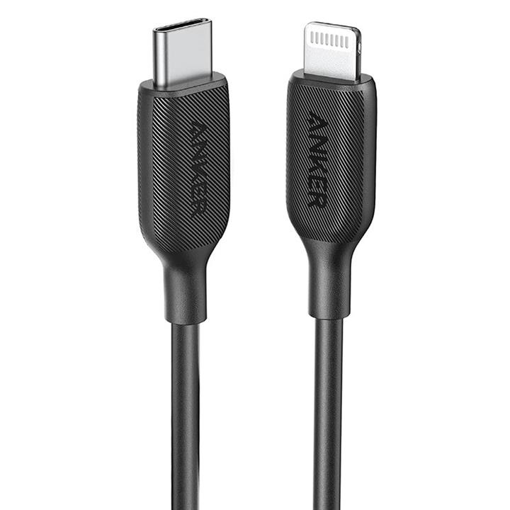 کابل تبدیل USB-C به لایتنینگ انکر مدل Power Line III A8831 طول 0.3 متر -