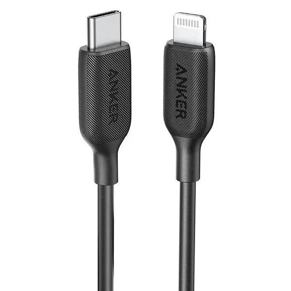 کابل تبدیل USB-C به لایتنینگ انکر مدل Power Line III A8831 طول 0.3 متر -