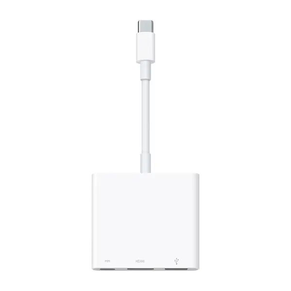 مبدل USB-C اپل مدل Digital AV Multiport Adapter مبدل USB-C To Digital Av اورجینال اپل Apple USB-C Digital AV Multiport Adapter