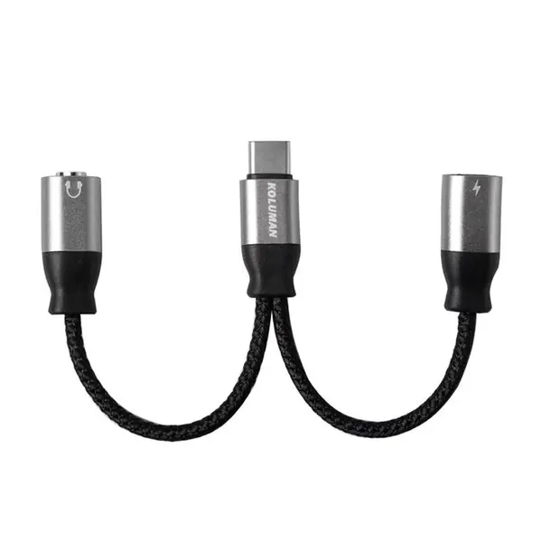 مبدل USB-C به USB-C / AUX کلومن مدل K - CA3 -