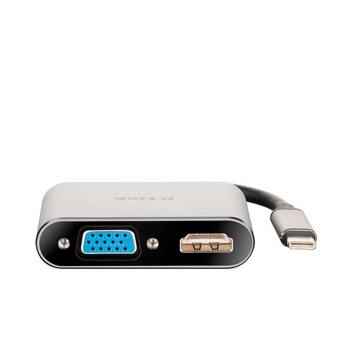 مبدل USB-C به VGA/HDMI مدل DUB-V210 برند D-Link مبدل USB-C به VGA/HDMI مدل DUB-V210 برند D-Link
