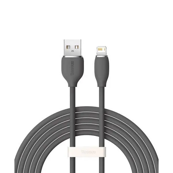 کابل تبدیل USB به لایتنینگ باسئوس مدل Jelly Liquid Silica Gel CAGD000101 طول 2 متر -