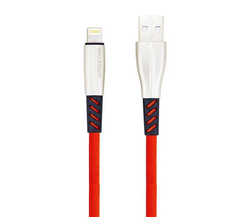 کابل تبدیل USB به لایتنینگ کینگ استار مدل k38 i  Kingstar K38i Apple Cable 1M