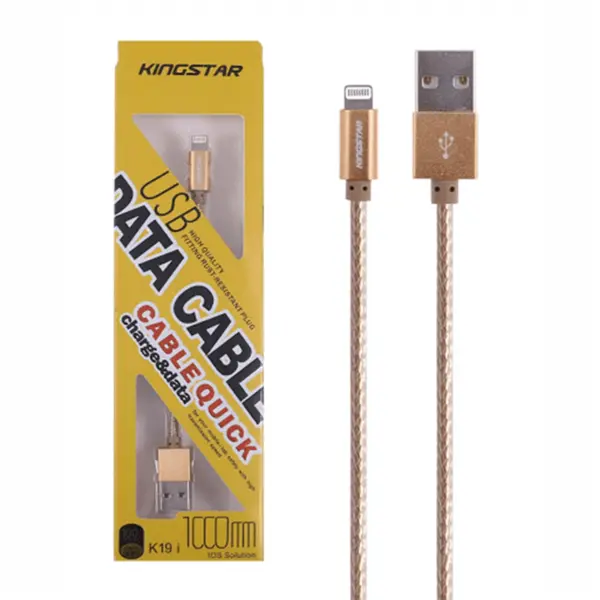 کابل USB به Kingstar Lightning مدل K19i - 5