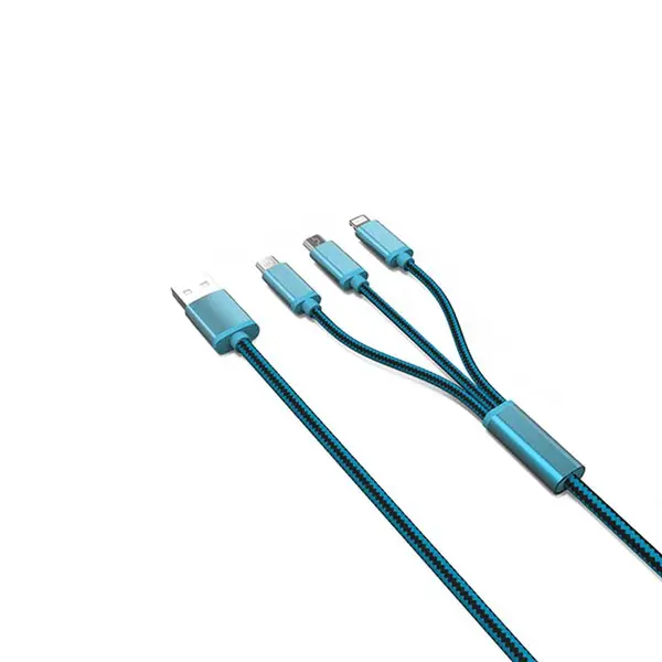کابل USB الدینیو مدل LC85 3 In 1 به طول 1.2 متر LDNIO LC85 3 In 1 USB Cable 1.2m