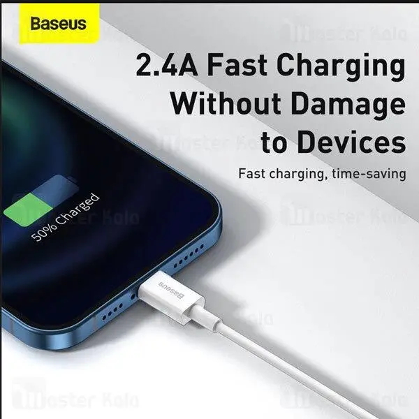 کابل ۲ متری USB به Lightning بیسوس مدل Baseus Superior Series Cable CALYS-C01