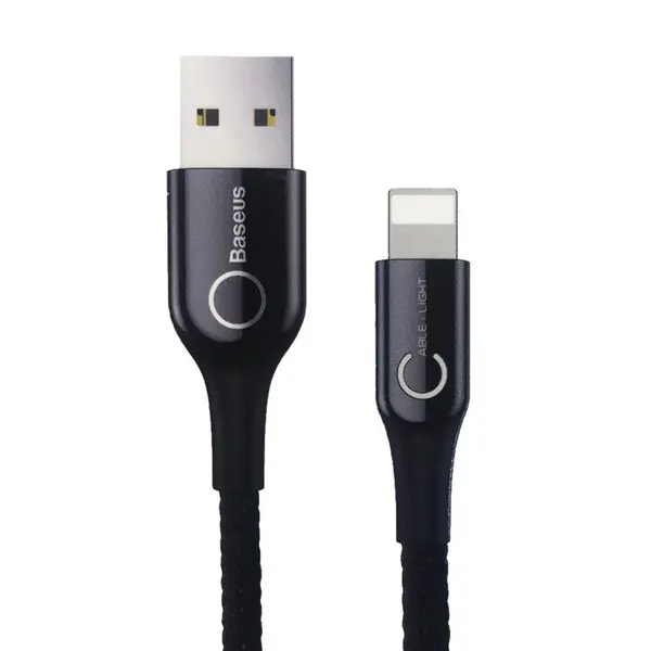 کابل تبدیل USB به Lightning باسئوس مدل C-Shaped به طول 1 متر Baseus C-Shaped USB to Lightning Cable 1m - 5