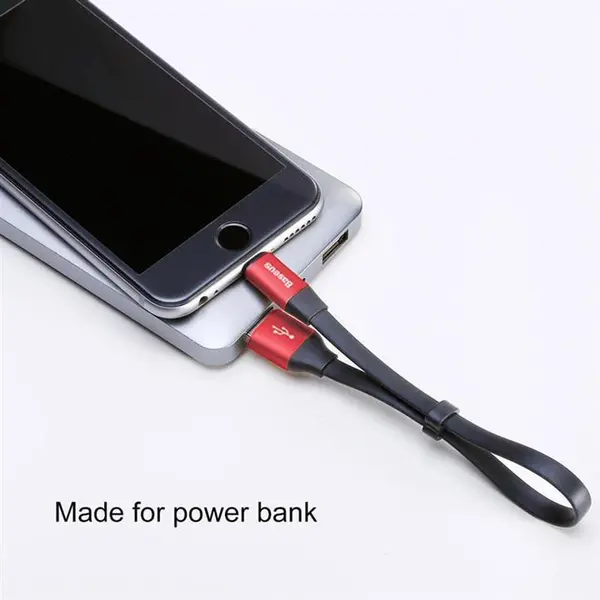 کابل USB به Lightning مدل CALMBJ-B01 Nimble iP Portable Cable برند Baseus Cable lightning Nimble 23cm - 4