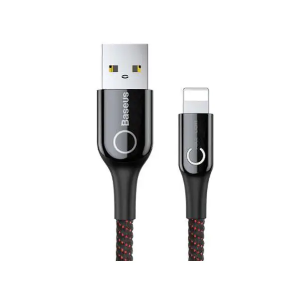 کابل تبدیل USB به Lightning باسئوس مدل C-Shaped به طول 1 متر Baseus C-Shaped USB to Lightning Cable 1m - 3