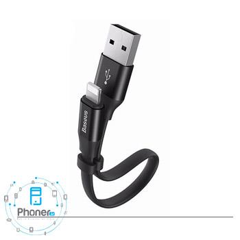 کابل USB به Lightning مدل CALMBJ-B01 Nimble iP Portable Cable برند Baseus Cable lightning Nimble 23cm