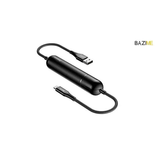 کابل تبدیل USB به Lightning و پاوربانک باسئوس مدل two in one به طول 1.2 متر Baseus Energy Two In One Power Banke Cable 1.2 m - 2