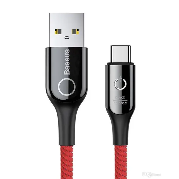 کابل USB به Lightning مدل CALCD-01 C-Shaped Light Cable برند Baseus - 2