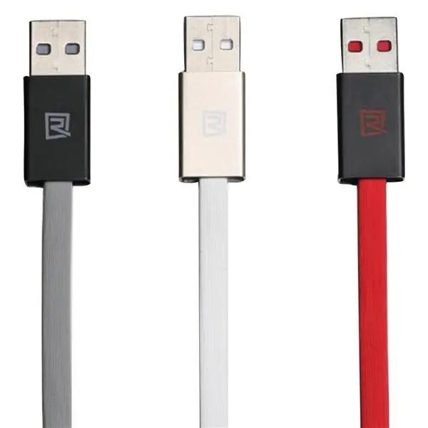 کابل تبدیل USB به لایتنینگ و microUSB ریمکس مدل Shadow rc-026t به طول 1 متر Remax Shadow rc-026t USB To Lightning And microUSB Cable 1m - 2