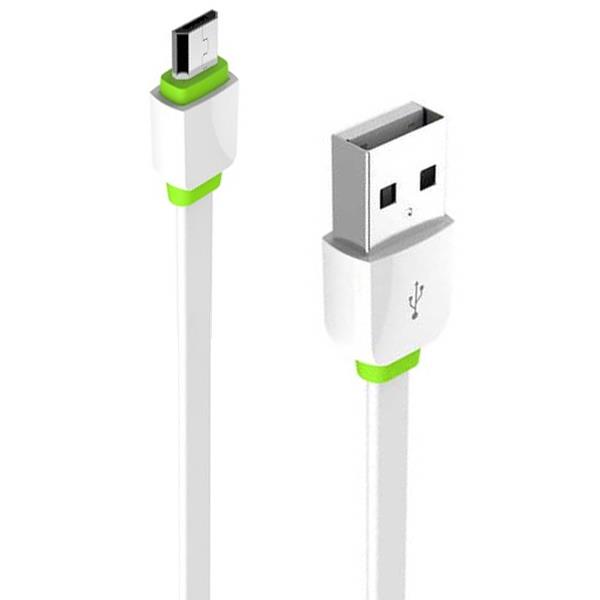 کابل تبدیل USB به microUSB الدینیو مدل XS-073 طول 0.3 متر LDNIO XS-073 USB to microUSB Cable 0.3m