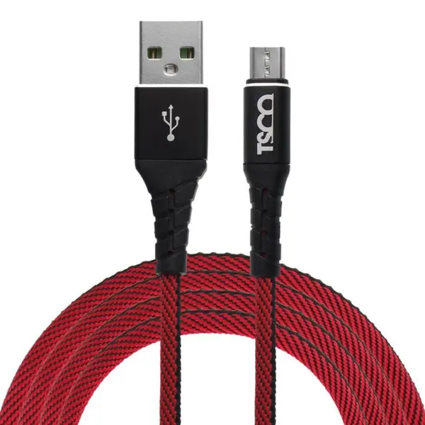 کابل تبدیل USB به microUSB تسکو مدل TC A72N طول 1 متر TSCO TC A72N USB to microUSB Cable 1m