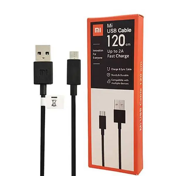 کابل تبدیل usb به microusb شیائومی مدل 120 طول 1.2 متر -