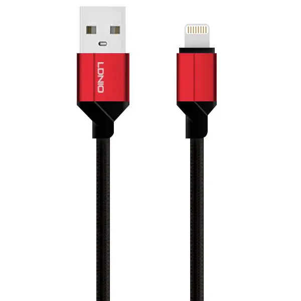 کابل تبدیل USB به MicroUSB الدینیو مدل LS391 طول 1 متر LDNIO LS-391 USB to Lightning Cable 1m - 2