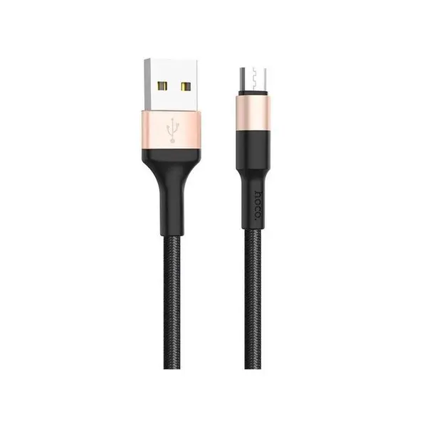 کابل تبدیل USB به microUSB هوکو مدل X26 طول 1 متر - - 3