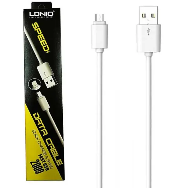 کابل تبدیل USB به microUSB الدینیو مدل SY-05 به طول 2 متر LDNIO SY-05 USB To microUSB Cable 2m - 3