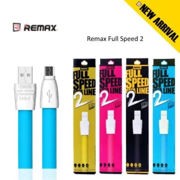 کابل تبدیل USB به microUSB ریمکس مدل Full Speed Data Line 2 به طول 1 متر Remax Full Speed Data Line 2 USB To MicroUSB Cable 1m - 3