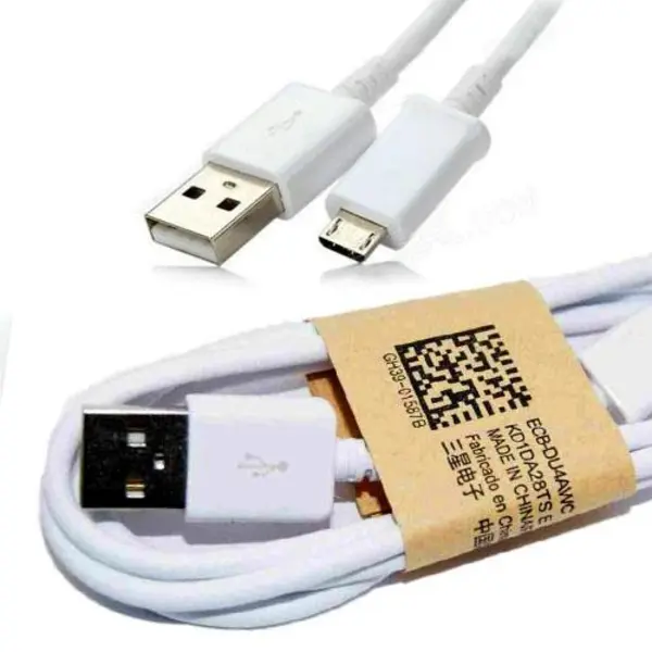 کابل تبدیل USB به microUSB سامسونگ مدل ECB-DU4AWE طول 1 متر Samsung ECB-DU4AWE USB To microUSB Cable 1m - 3