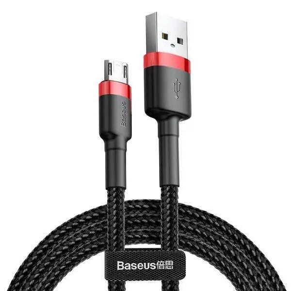 کابل تبدیل USB به microUSB باسئوس مدل Cafule طول 1 متر - 4
