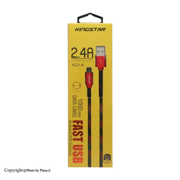 کابل تبدیل USB به Micro USB کینگ استار مدل K21 A Kingstar K21 A 1.0M USB to Micro USB Cable - 4