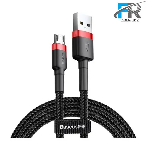 کابل تبدیل USB به microUSB باسئوس مدل Cafule طول 1 متر - 2
