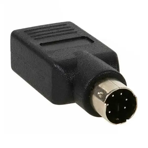 کابل و مبدل تبدیل مادگی USB به PS2 دی نت Convert USB Pistol to Male PS2 - 3