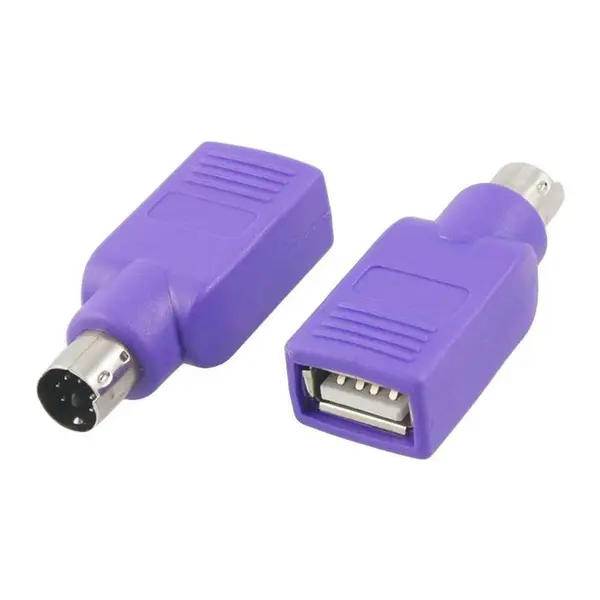 کابل و مبدل تبدیل مادگی USB به PS2 دی نت Convert USB Pistol to Male PS2 - 4