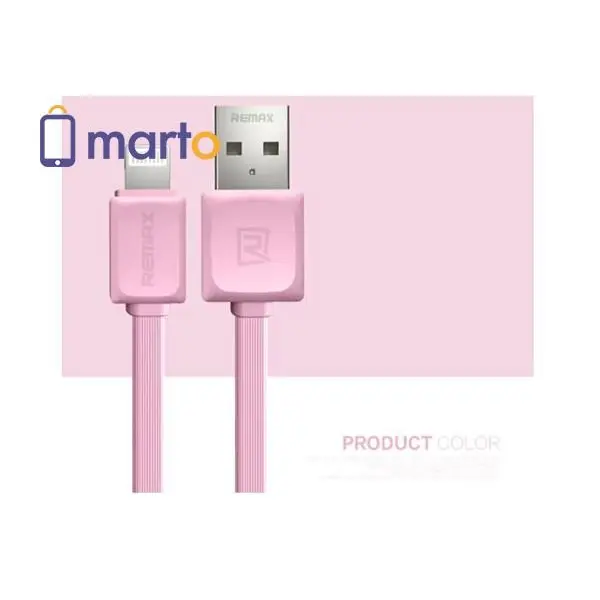 کابل تبدیل USB به لایتنینگ ریمکس مدل RC-008i طول 1 متر Remax RC-008i USB to Lightning Cable 1m
