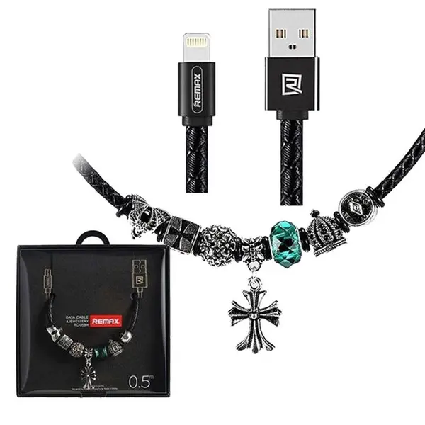 کابل تبدیل USB به لایتنینگ ریمکس مدل RC-058I طول 0.5 متر Remax RC-058I USB To Lightning Cable 0.5m