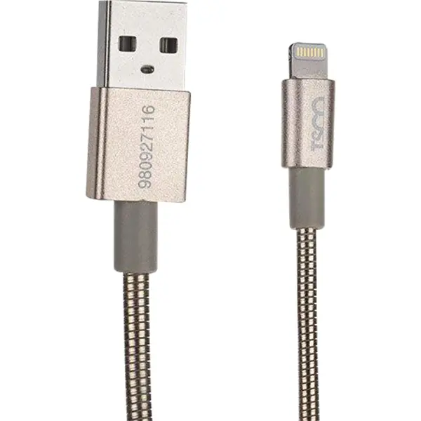 کابل تبدیل USB به لایتنینگ تسکو مدل TC i27 طول 1 متر TSCO TC i27 USB to Lightning Cable 1m