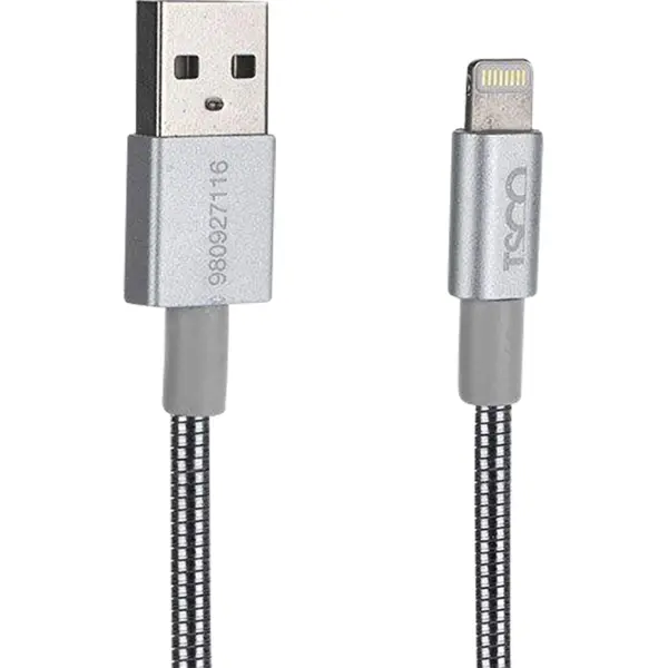 کابل تبدیل USB به لایتنینگ تسکو مدل TC i27 طول 1 متر TSCO TC i27 USB to Lightning Cable 1m