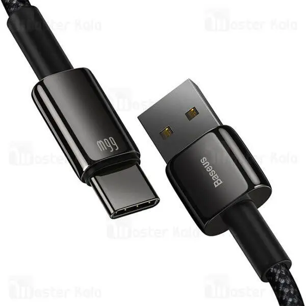کابل ۱ متری USB به Type-C بیسوس مدل Baseus Tungsten Gold CATWJ-B01 - 4