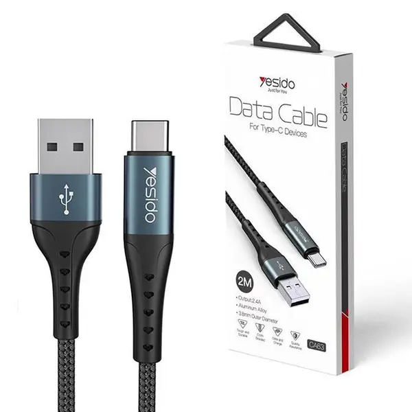 کابل USB به Type-C یسیدو مدل CA63 طول 2 متر 2.4آمپر - 3