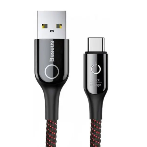 کابل USB به USB-C مدل CATCD-01 C-Shaped Light Cable برند Baseus