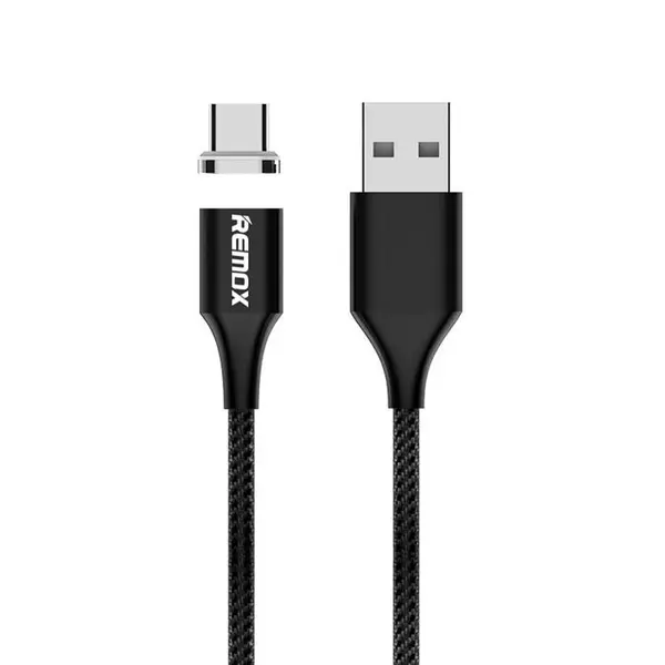 کابل تبدیل مغناطیسی USB به USB-C ریمکس مدل RC-200 طول 1 متر -